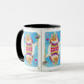 ハート猫のマグの女王 マグカップ (正面左)