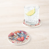 ハート猫 コースター (側面)