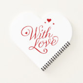 ハート猫 ノートブック (裏面)