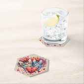 ハート猫 ペーパーコースター (インサイチュ)