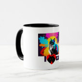 ハート猫 マグカップ (正面左)