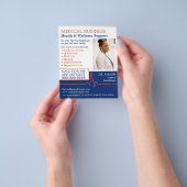 ハート率,一般開業医,ナース,医師 チラシ (手)