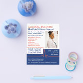 ハート率,一般開業医,ナース,医師 チラシ (シングル)