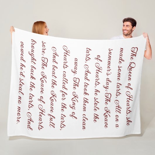 ハート王妃 フリースブランケット (インサイチュ)