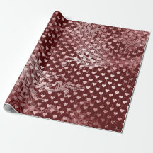 ハート王室のバロックバラ金ゴールドハートブルゴーニュ