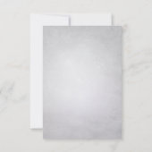 ハート王室のブルーツリーサンキュー結婚ズ サンキューカード (裏面)