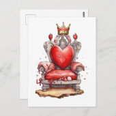 ハート王座 ポストカード (正面/裏面)