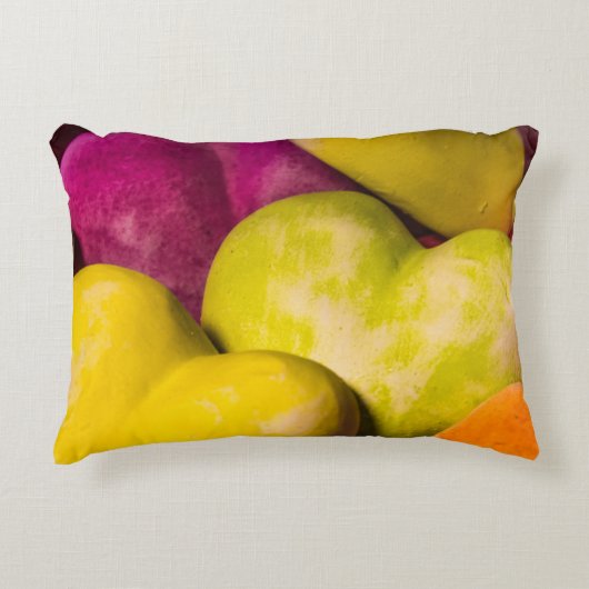 ハート甘いハート... アクセントクッション (正面)