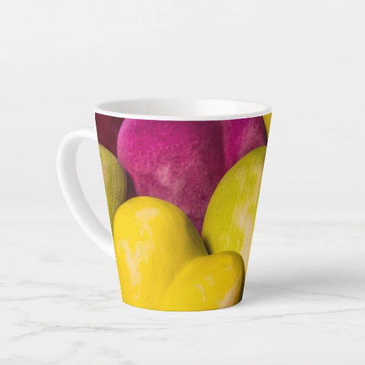 ハート甘いハート... カフェラテマグ (左アングル)