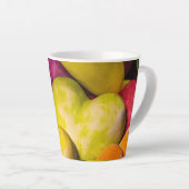 ハート甘いハート... カフェラテマグ (右アングル)