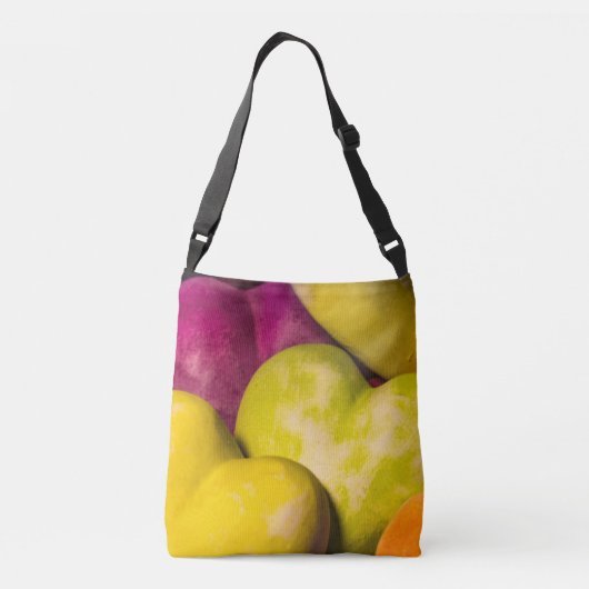 ハート甘いハート... クロスボディバッグ (裏面)