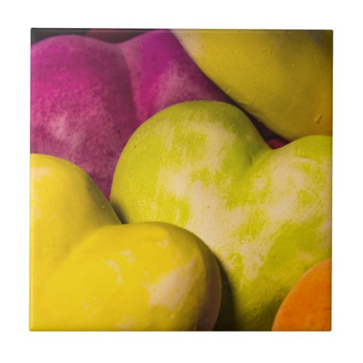 ハート甘いハート... タイル (正面)