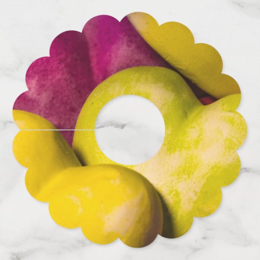 ハート甘いハート... ワイングラスタグ (裏面)