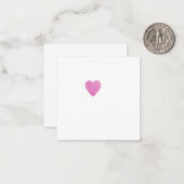 ハート画像 ノートカード (正面/裏面インサイチュ)