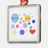 ハート界の養子縁組 メタルオーナメント (左)