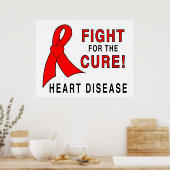 ハート病が治癒のために闘う ポスター (キッチン)