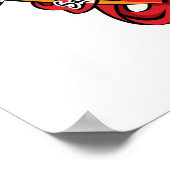 ハート病タトゥーハート ポスター (角)