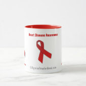 ハート病レッドリボン マグカップ (中央)