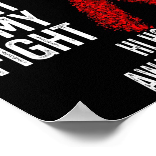 ハート病娘の戦いは私の戦い ポスター (角)