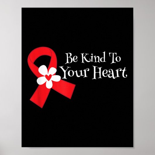 ハート病認識度シャツハート健康月 ポスター (正面)