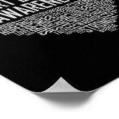 ハート病認識度ハートギフト2月衣服 ポスター (角)