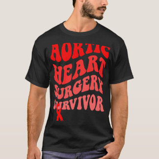 ハート病認識度大動脈ハート外科 Tシャツ