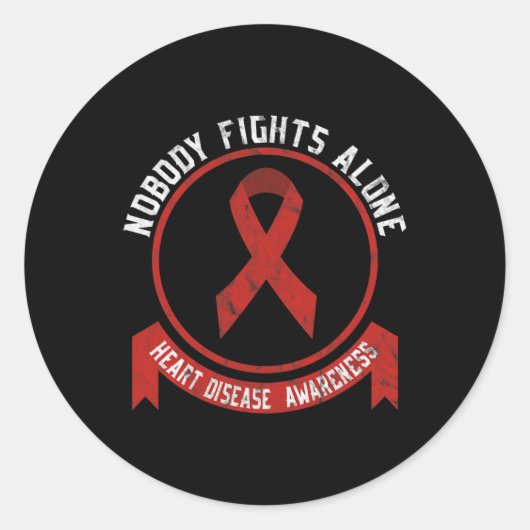 ハート病認識度月アメリカハートヘルト ラウンドシール (正面)