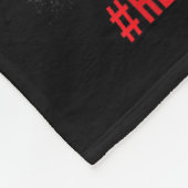 ハート病認識度月オープンハート病 フリースブランケット (角)