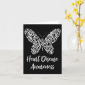 ハート病認識度蝶ギフト2月We カード (黄色い花)