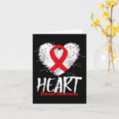 ハート病認識度_2 カード (黄色い花)