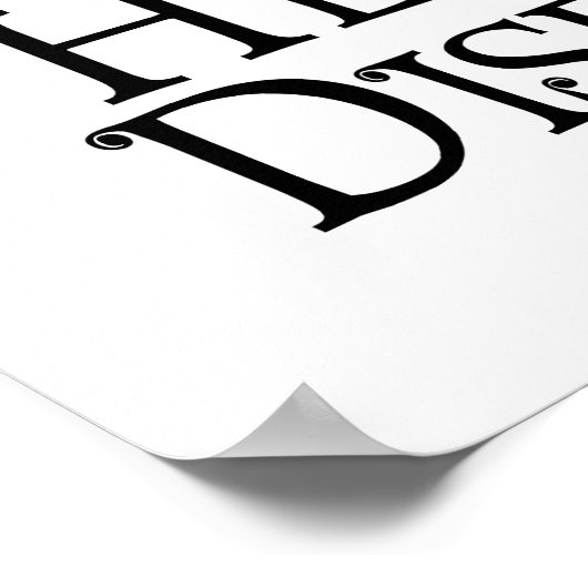 ハート病 ポスター (角)