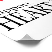 ハート病 ポスター (角)