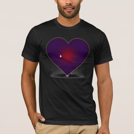 「ハート病」 Tシャツ (正面)