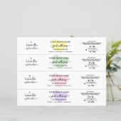 ハート白黒ソープベリーバンドラップラベル (スタンド正面)