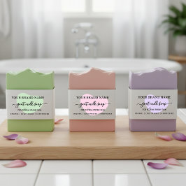 ハート白黒ソープベリーバンドラップラベル