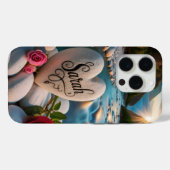 ハート石 Case-Mate iPhoneケース (裏面 (横))