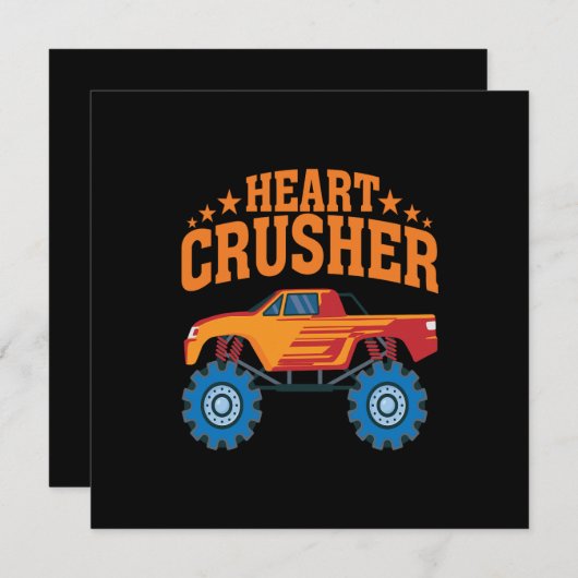 ハート破砕機バレンタイン サンキューカード (正面/裏面)