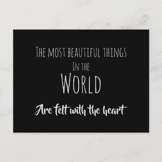 ハート確認 ポストカード (正面)