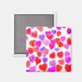 ハート磁石 マグネット (正面/裏面)