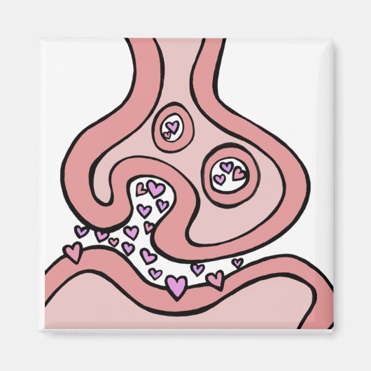 ハート神経伝達物質 マグネット (正面)