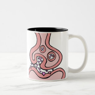 ハート神経伝達物質MUG ツートーンマグカップ