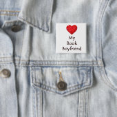 ハート私の本のボーイフレンド 缶バッジ (インサイチュ)