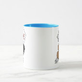 ハート私Platypiのマグ マグカップ (中央)