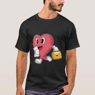 ハート秘書ブリーフケース Tシャツ