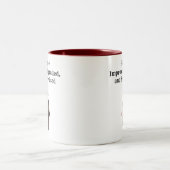 ハート移おもしろい転ビクトリアンスチームパンク ツートーンマグカップ (中央)