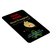 ハート移植チームのカスタマイズ マグネット (右側)