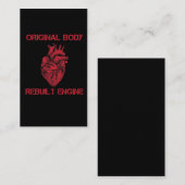 ハート移植再構築エンジンバイパスが正常に動作 名刺 (正面/裏面)