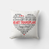 ハート移植生存者複合枕 クッション (正面)