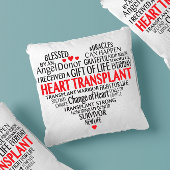 ハート移植生存者複合枕 クッション