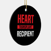 ハート移植者 セラミックオーナメント (右)